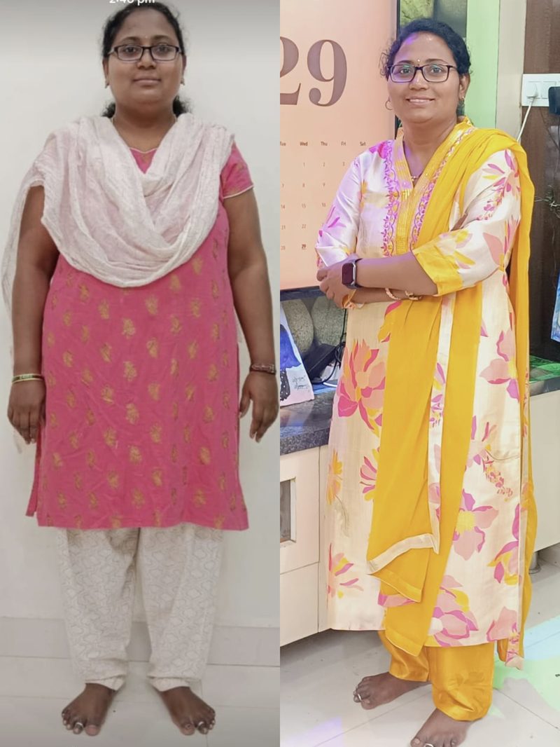 Yella Swathi before and after