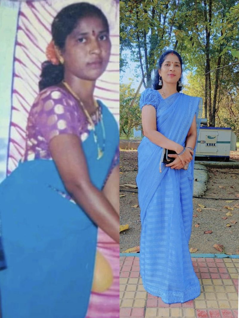 Dharani before and after